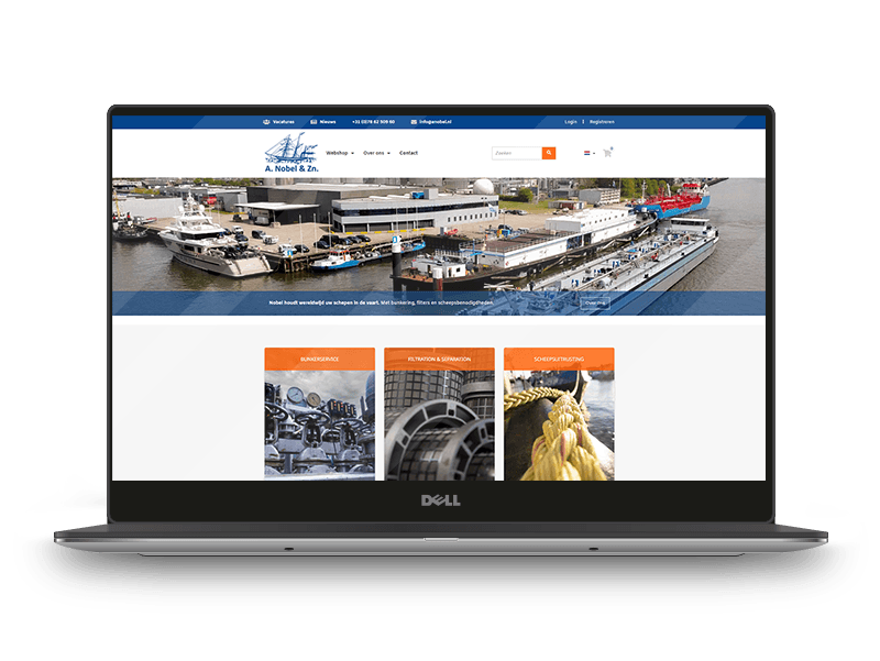 webshop A.Nobel Solvisoft