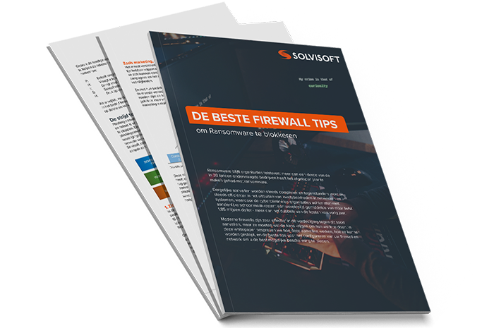 De beste firewall tips om Ransomware te blokkeren Whitepaper