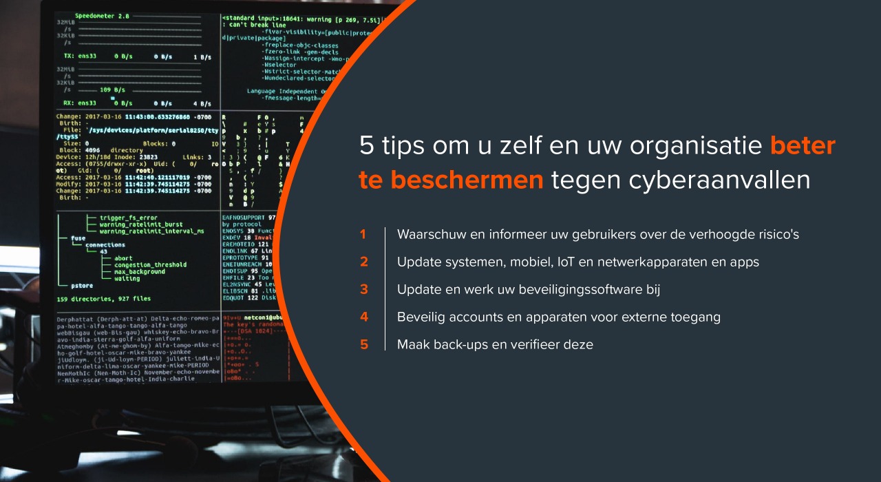 5 tips om cyberaanvallen te verminderen