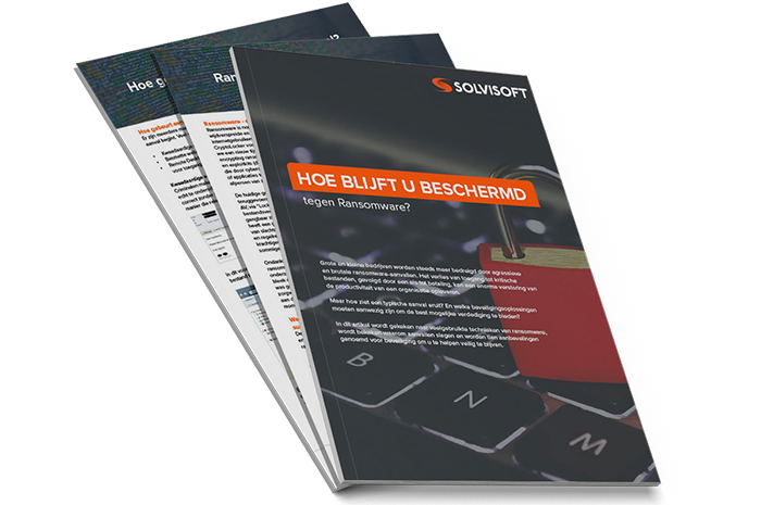  Whitepaper hoe blijft u beschermd tegen ransomware?